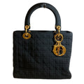 Dior Lady Dior Canvas Handbag