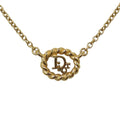 Dior Oval Logo Necklace