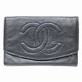 Chanel Coco Mark Caviar Wallet