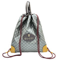 Gucci GG Supreme Cat Head PVC Drawstring Backpack