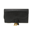 Dior Saddle Slim Wallet Goatskin Long Wallet