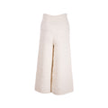 Chanel size 34 wide leg pents tweed white