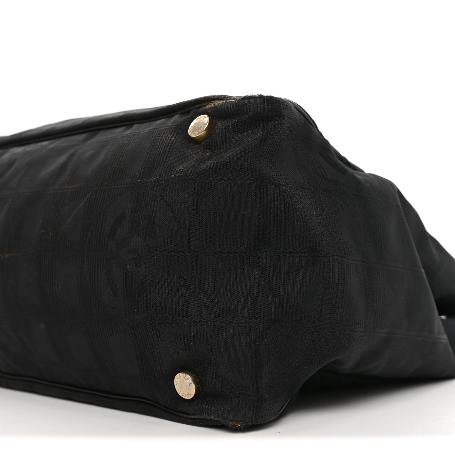 Nylon Medium Travel Tote Black
