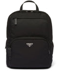 Prada Men Re-Nylon And Saffiano Leather Backpack
