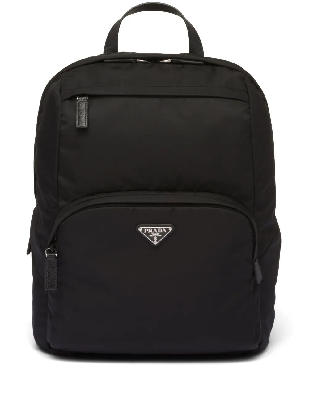 Prada Men Re-Nylon And Saffiano Leather Backpack