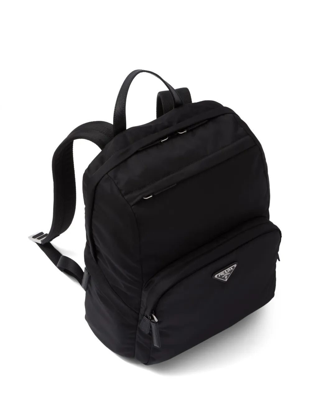 Prada Men Re-Nylon And Saffiano Leather Backpack