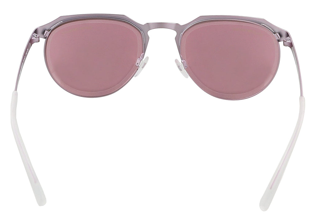 Emporio Armani Metallic Pink Round 0EA2067 32737V Sunglasses