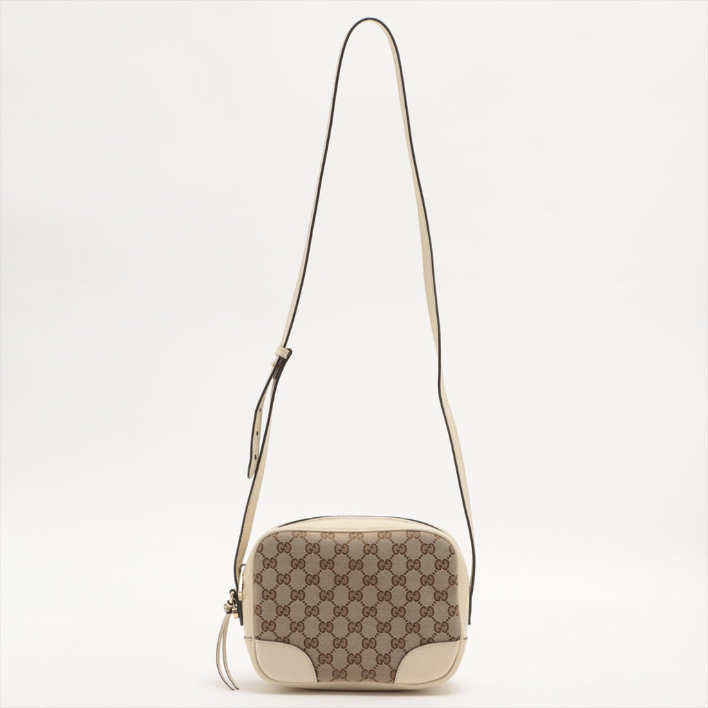 Gucci Beige GG Canvas Crossbody Bag [Clearance Sale]