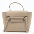 Celine Beige Grained Calf Leather Nano Belt Bag [Clearance Sale]