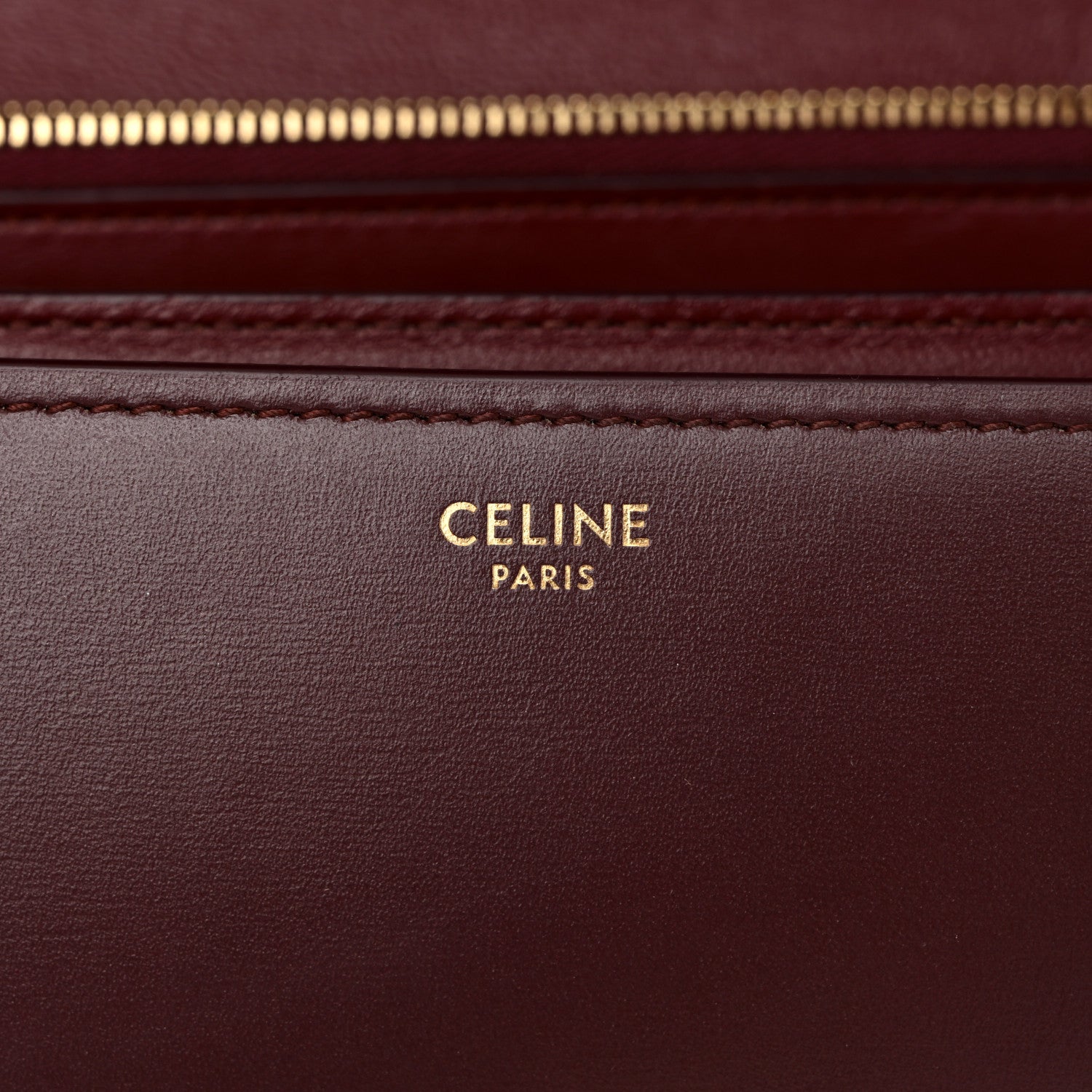 Box Calfskin Medium Classic Box Flap Bag Burgundy Burgundy