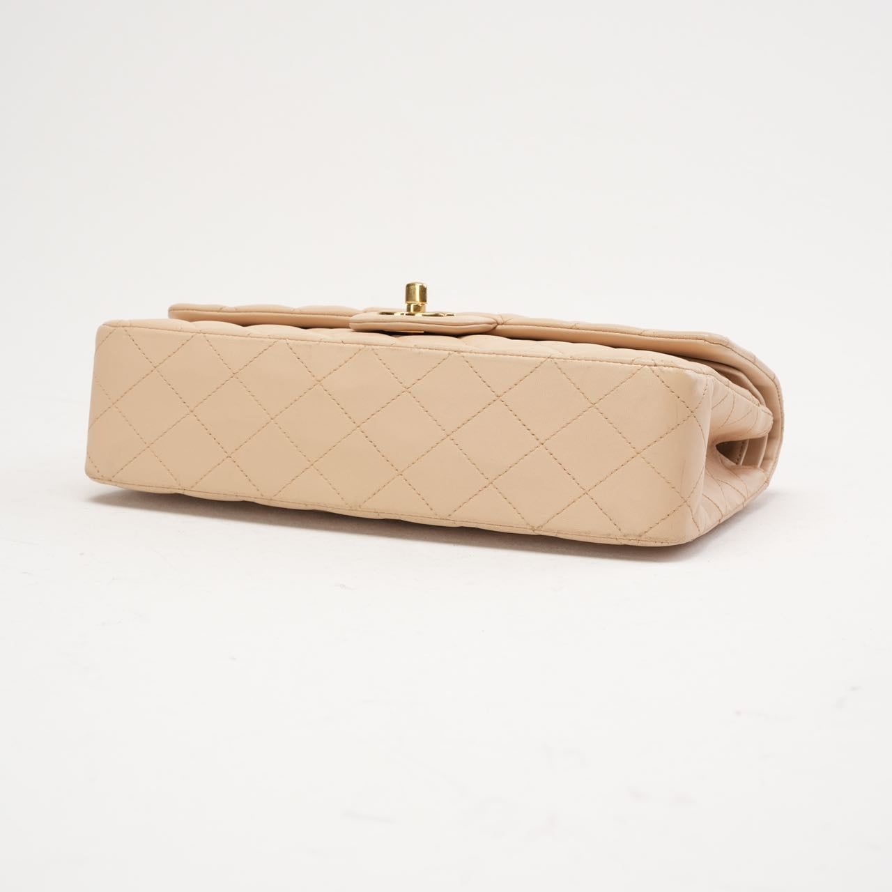 Chanel Timeless Medium Double Flap Lamb Beige 2011