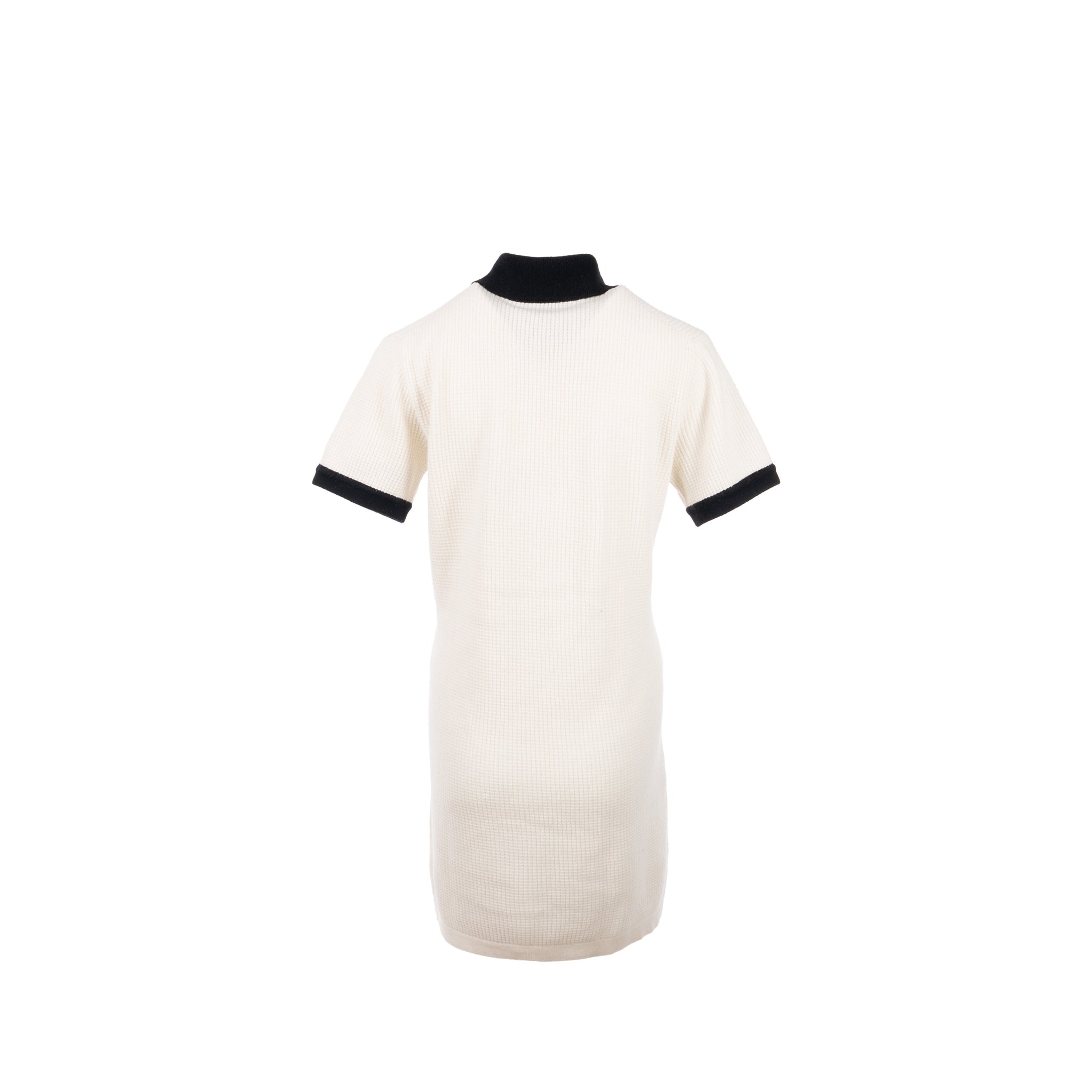 Chanel Size 34 23A Dress Cashmere White/Black
