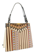 Tosca Blu Multicolor Large Printed Shopper Tote