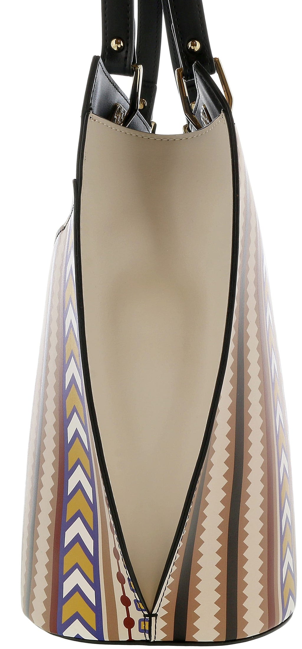Tosca Blu Multicolor Large Printed Shopper Tall Shopper Tote