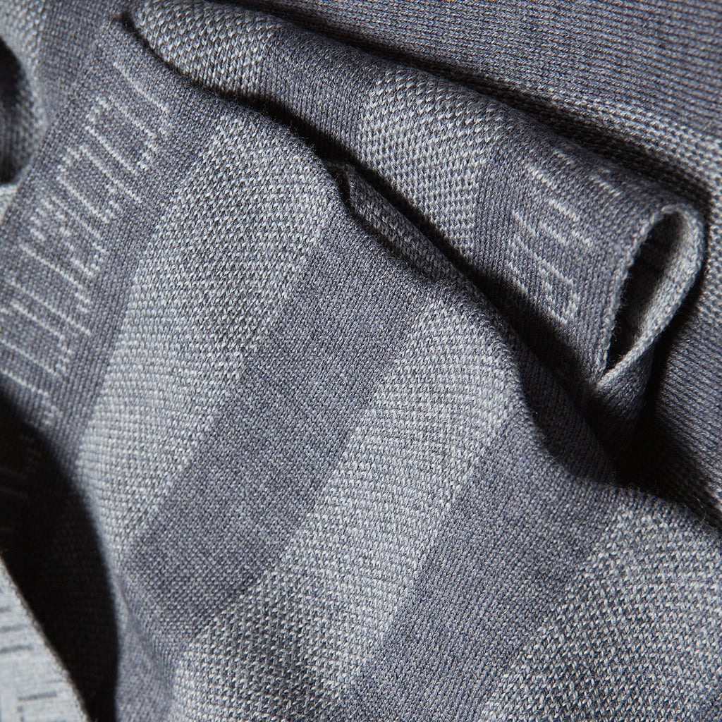 Roberto Cavalli light grey Wool Scarf