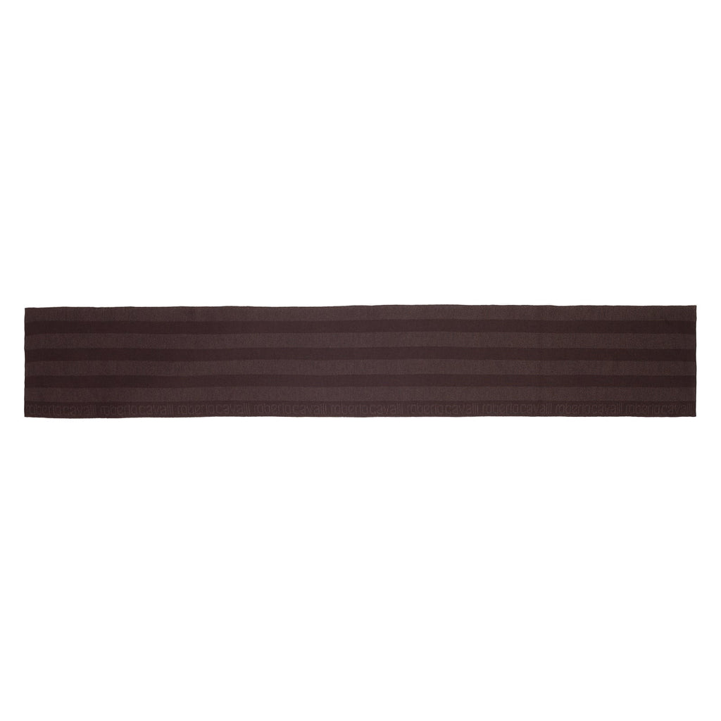 Roberto Cavalli brown Wool Scarf