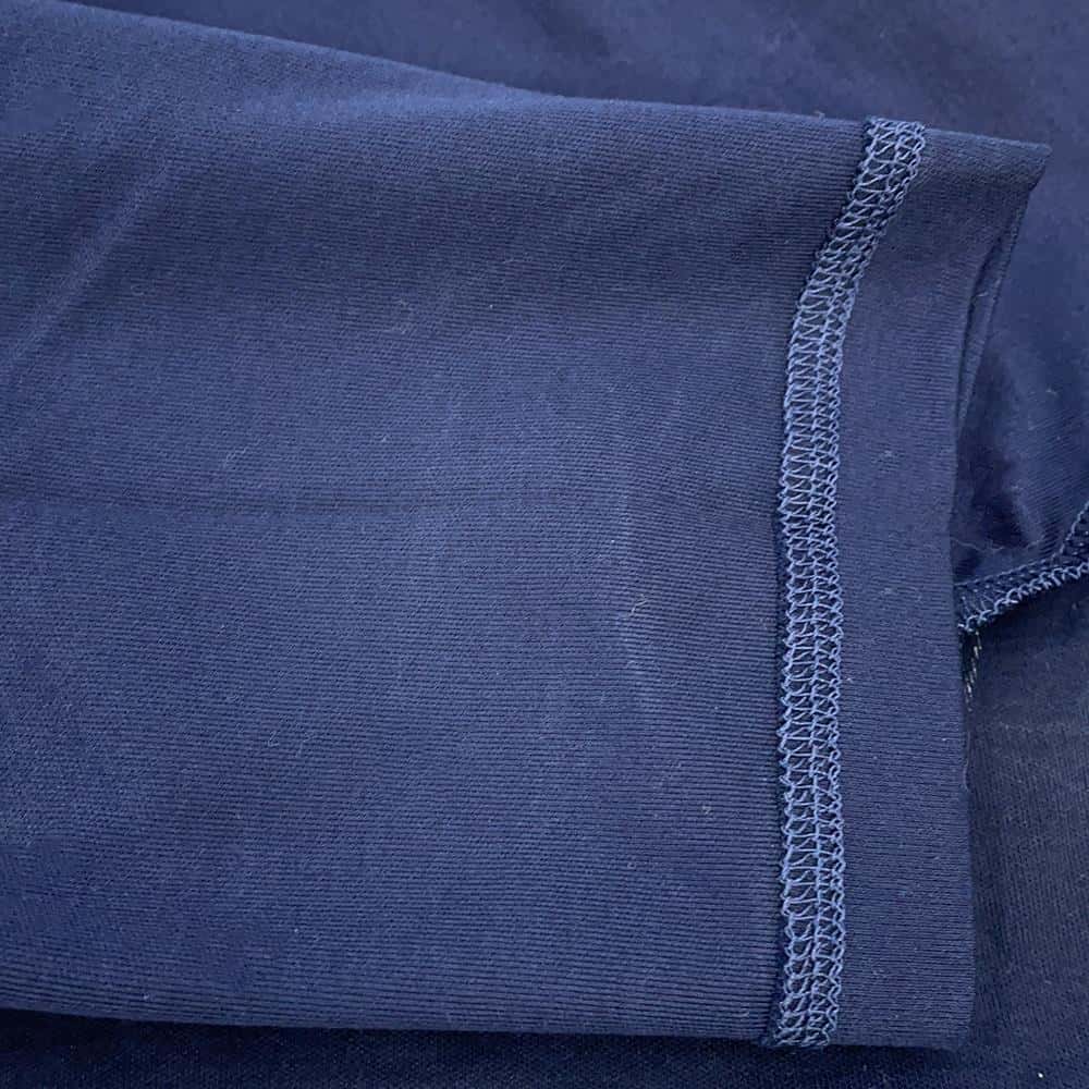 HERMES Jungle Love Cut and Sew Size 34 Navy/White Cotton100%