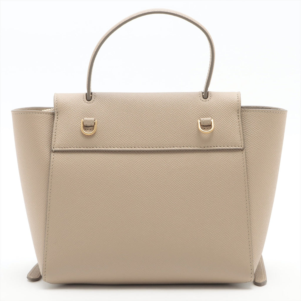 Celine Beige Grained Calf Leather Nano Belt Bag [Clearance Sale]
