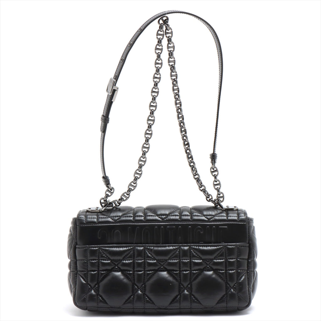 Christian Dior Black Medium Dior Caro Shoulder Bag [Clearance Sale]