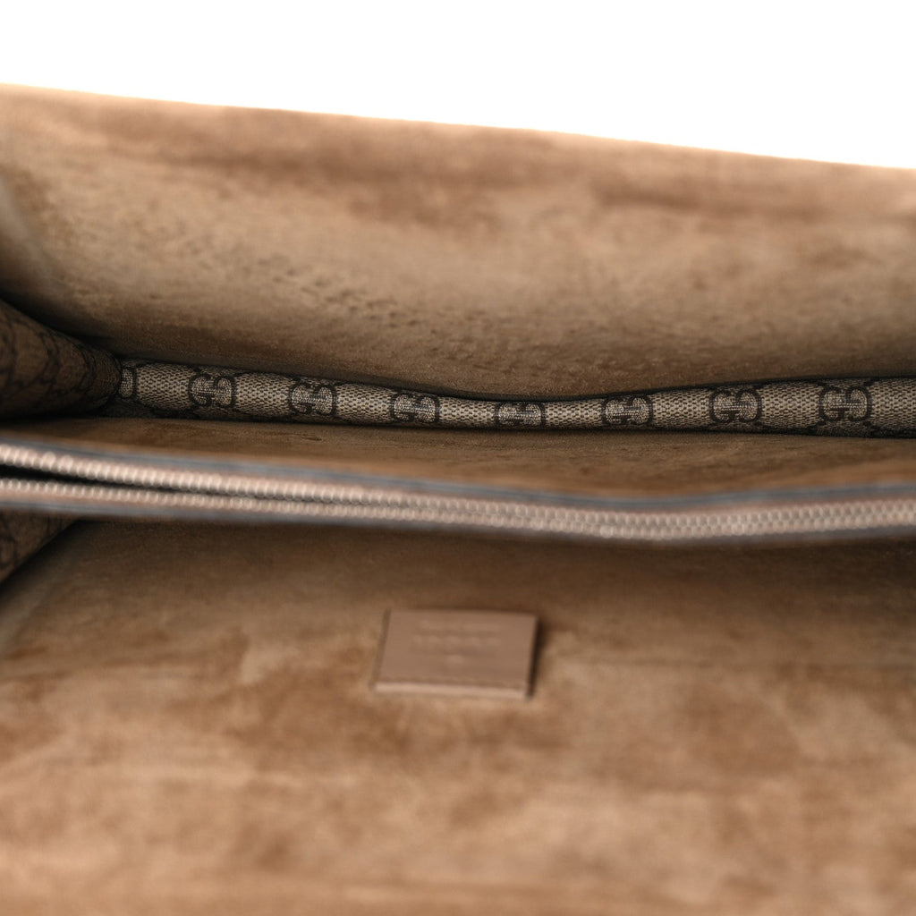 GG Supreme Monogram Medium Dionysus Shoulder Bag Taupe