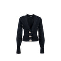 Chanel Size 34 22A Cardigan Cashmere Black