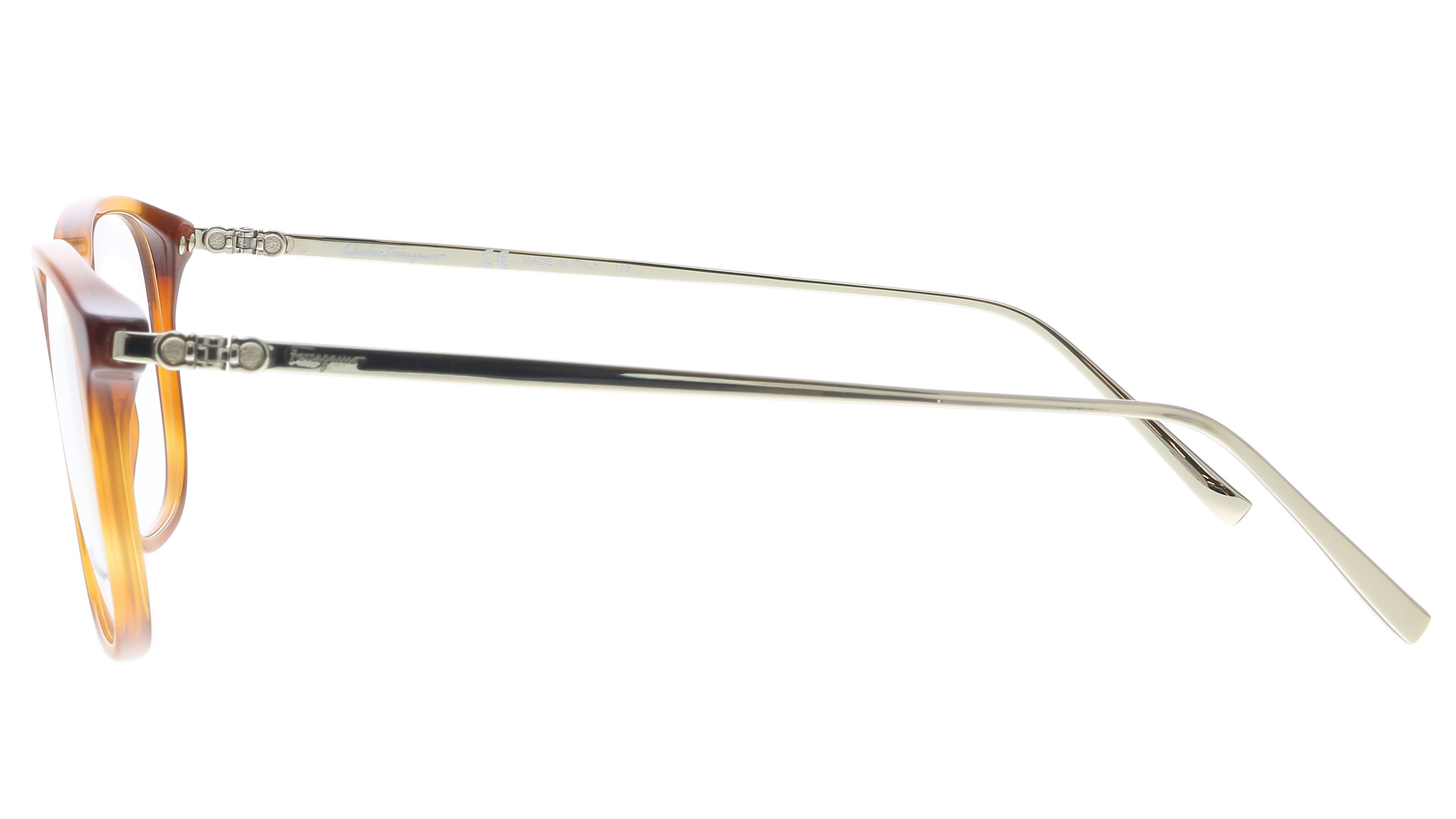 Salvatore Ferragamo Light Tortoise Rectangle SF2846 212 Eyeglasses