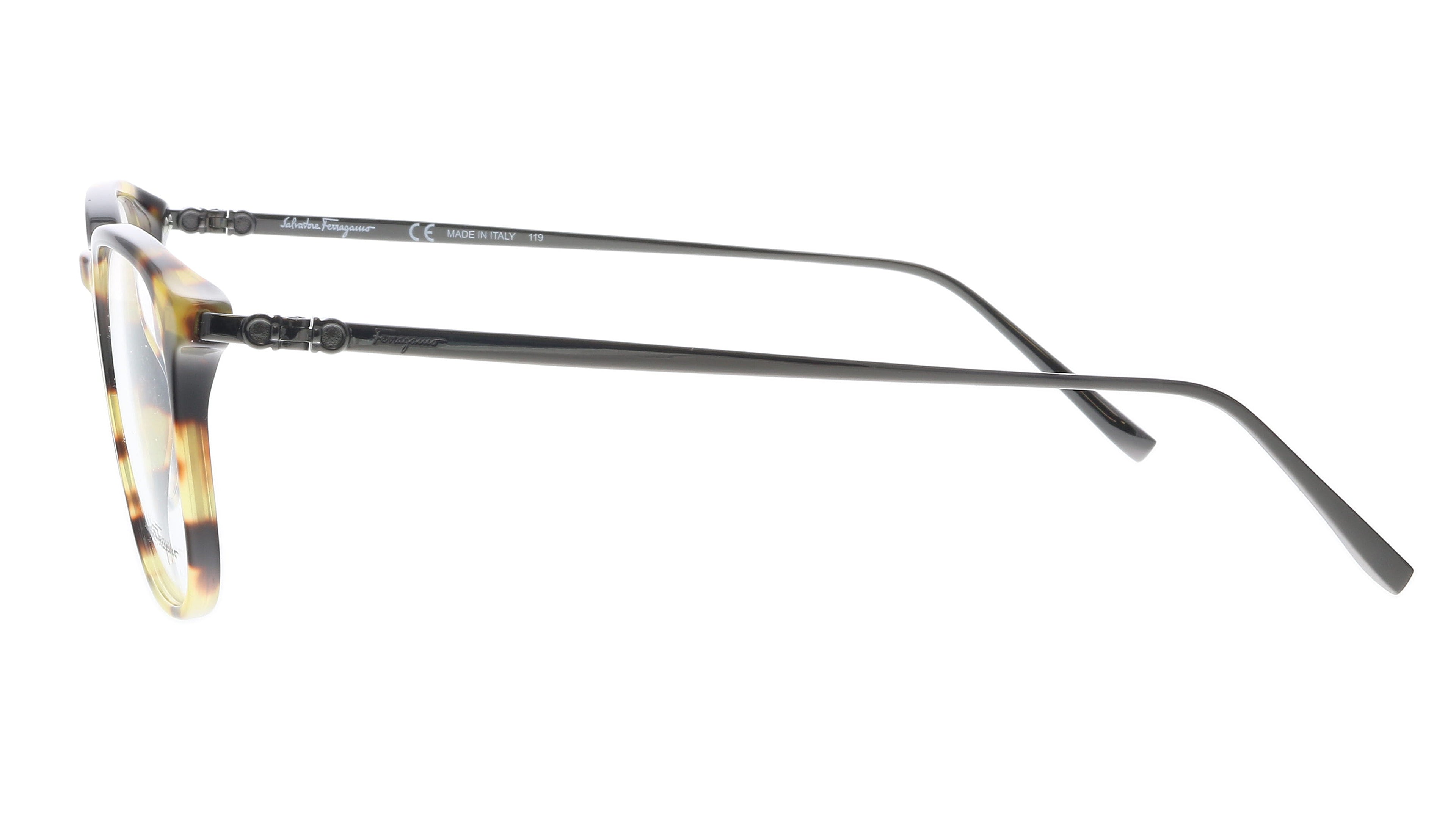 Salvatore Ferragamo Vintage Tortoise Rectangle SF2846 281 Eyeglasses
