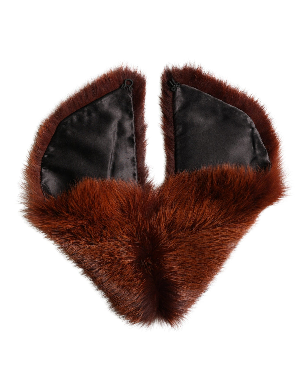 Dolce & Gabbana Brown Mink Fur Collar Women Neck Wrap 60cm x 14cm  Women's Scarf