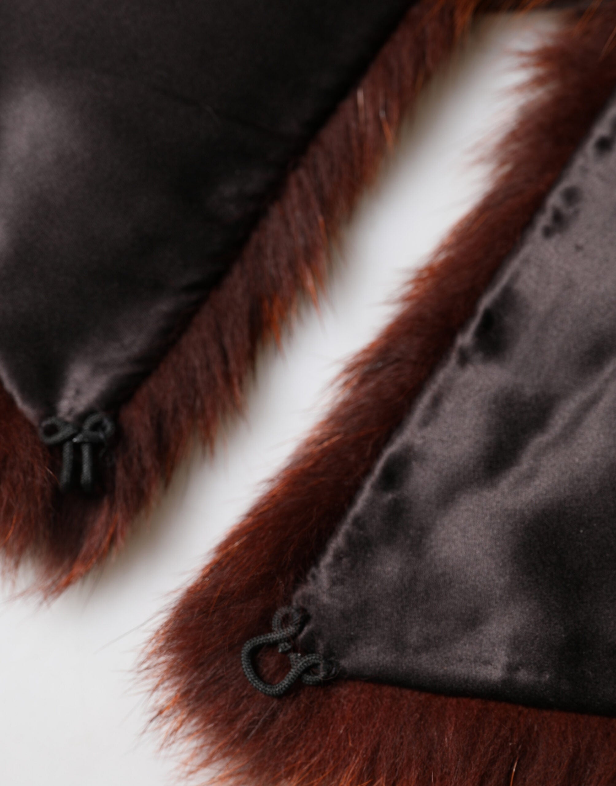 Dolce & Gabbana Brown Mink Fur Collar Women Neck Wrap 60cm x 14cm  Women's Scarf