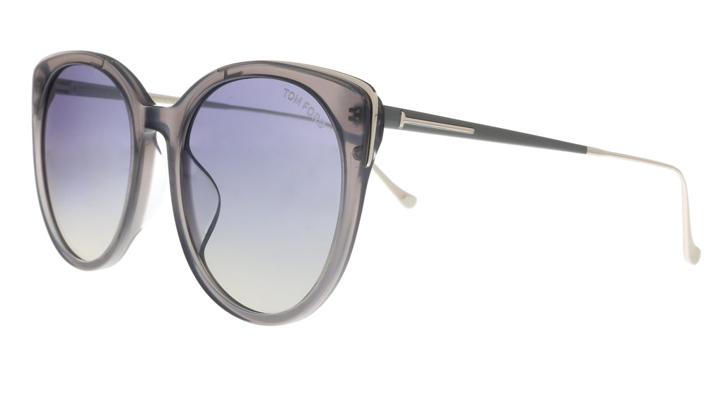 Tom Ford Grey Round FT0641-K 20C Sunglasses