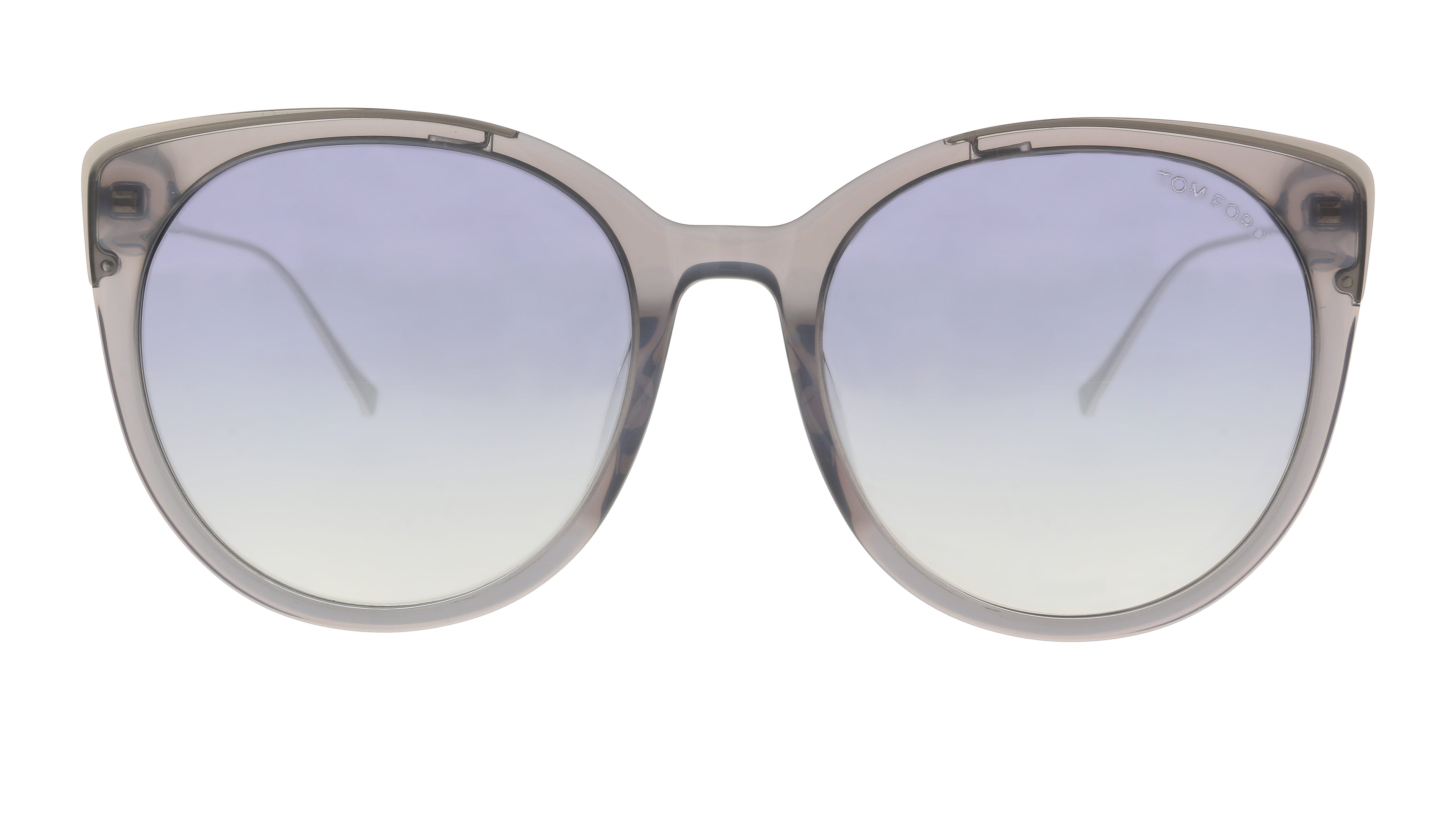 Tom Ford Grey Round FT0641-K 20C Sunglasses