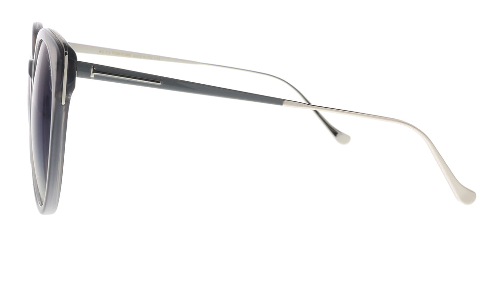 Tom Ford Grey Round FT0641-K 20C Sunglasses