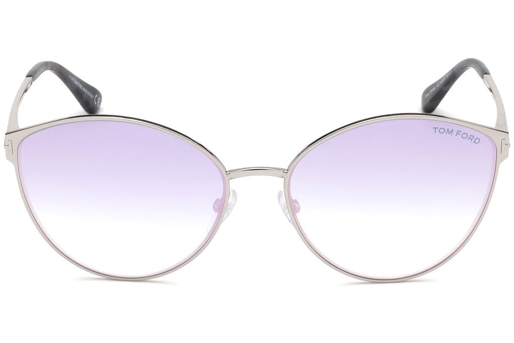 Tom Ford Silver Cat Eye FT0654 16Z Sunglasses