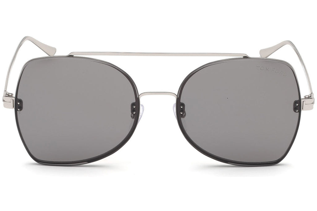 Tom Ford Silver Rectangle FT0656 16A Sunglasses