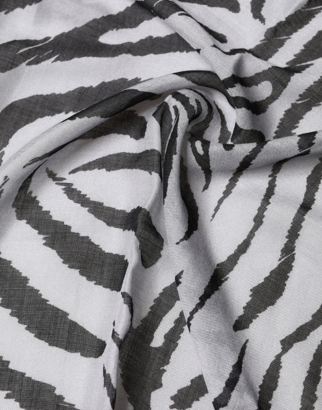 Dolce & Gabbana White Black Zebra Pattern Shawl 255cm x 132cm Men Men's Scarf