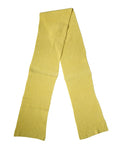 Dolce & Gabbana Yellow Cotton Knitted Neck Foulard 270cm x 31cm  Men Men's Scarf