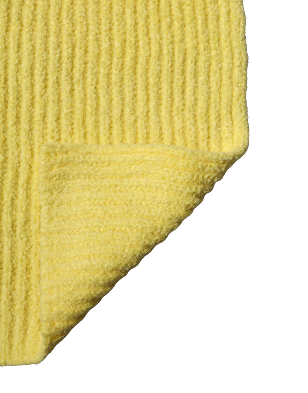 Dolce & Gabbana Yellow Cotton Knitted Neck Foulard 270cm x 31cm  Men Men's Scarf