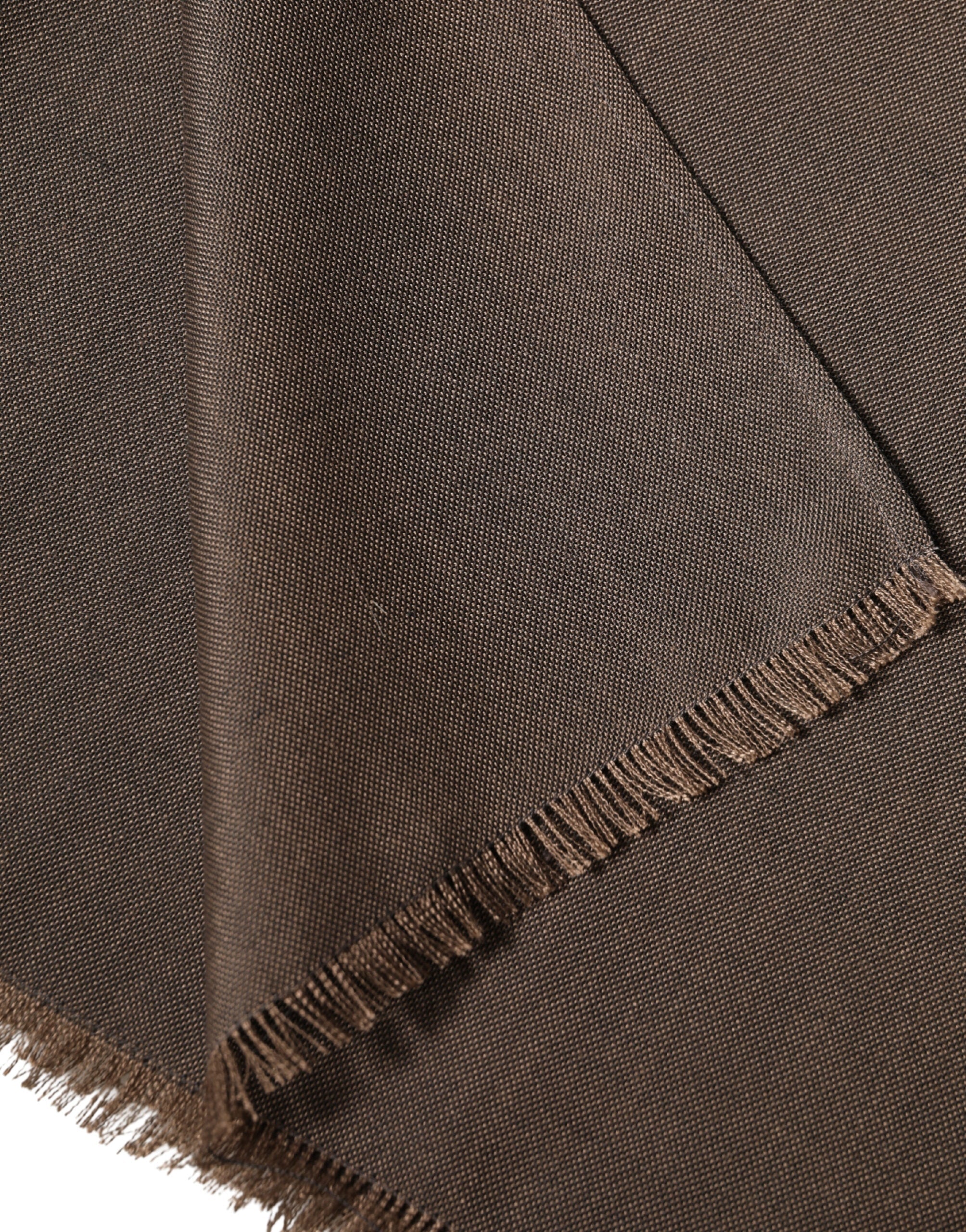 Dolce & Gabbana Brown Polyester Neck Warmer Shawl 185cm x 165cm  Men Men's Scarf