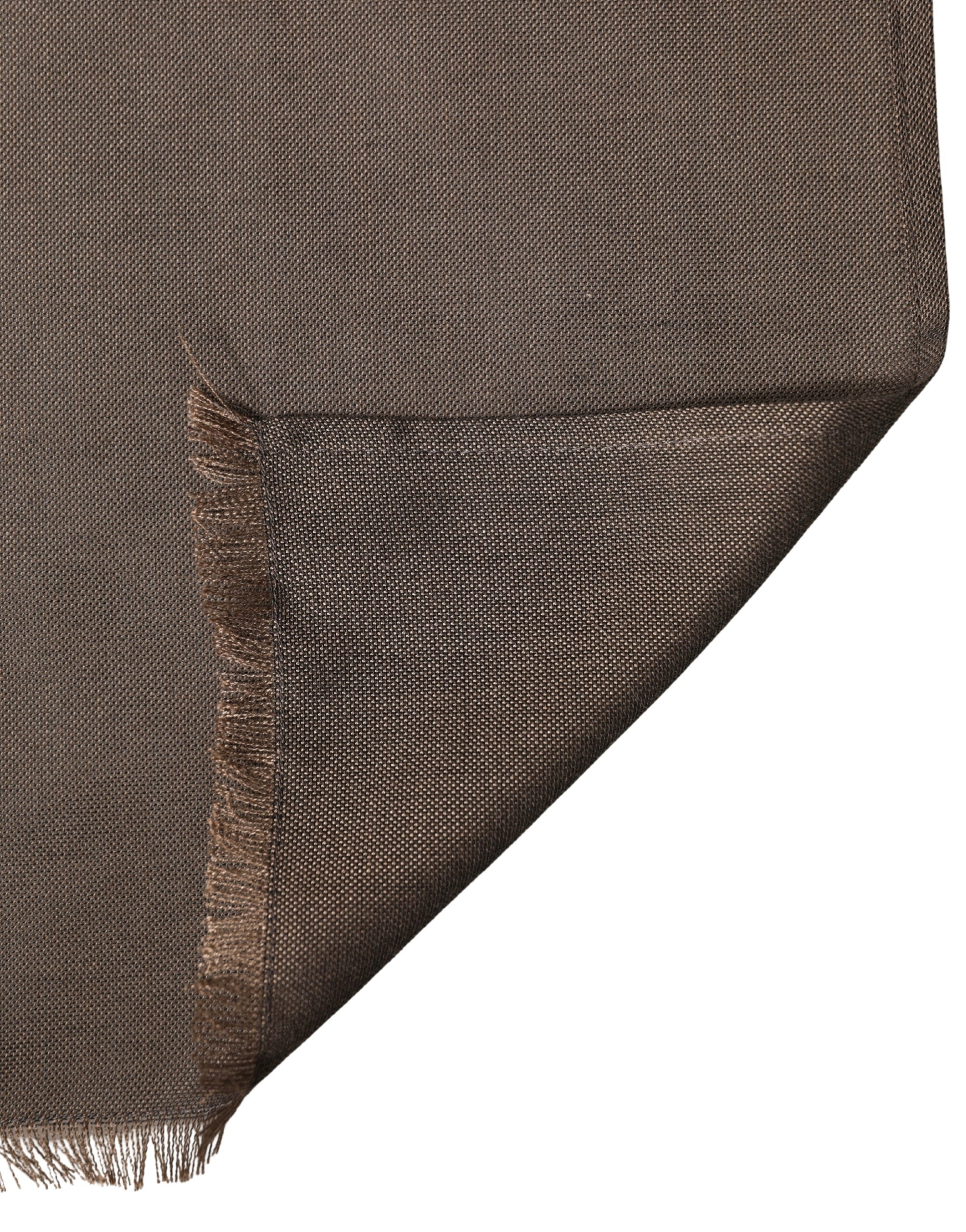 Dolce & Gabbana Brown Polyester Neck Warmer Shawl 185cm x 165cm  Men Men's Scarf