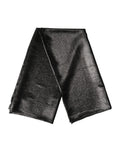 Dolce & Gabbana Black Silk Square Wrap Shawl Foulard 122cm x 120cm  Women's Scarf
