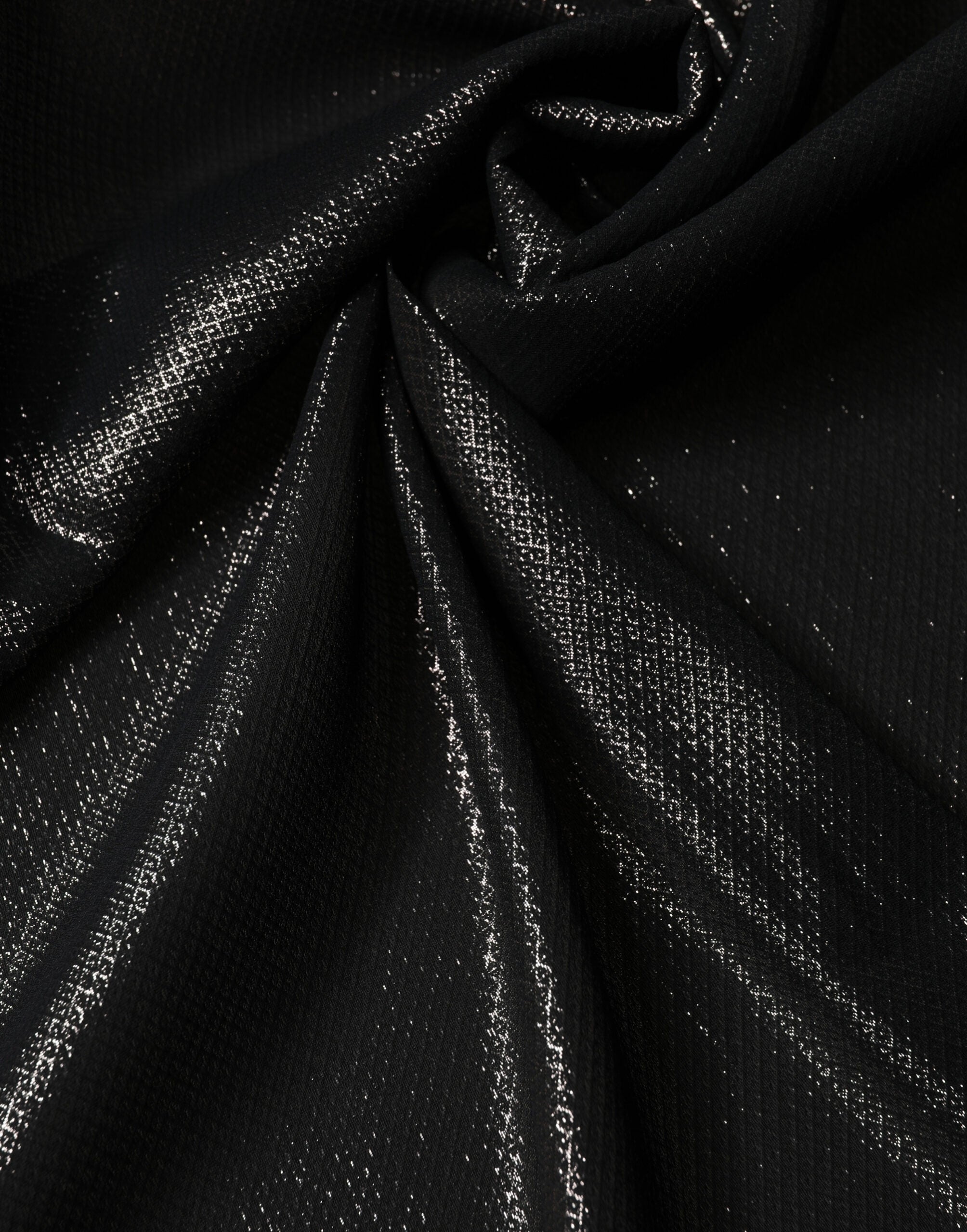 Dolce & Gabbana Black Silk Square Wrap Shawl Foulard 122cm x 120cm  Women's Scarf