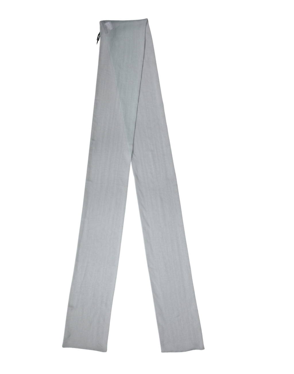 Dolce & Gabbana Light Blue Silk Sash Wrap Foulard 294.5cm x 19cm Women's Scarf