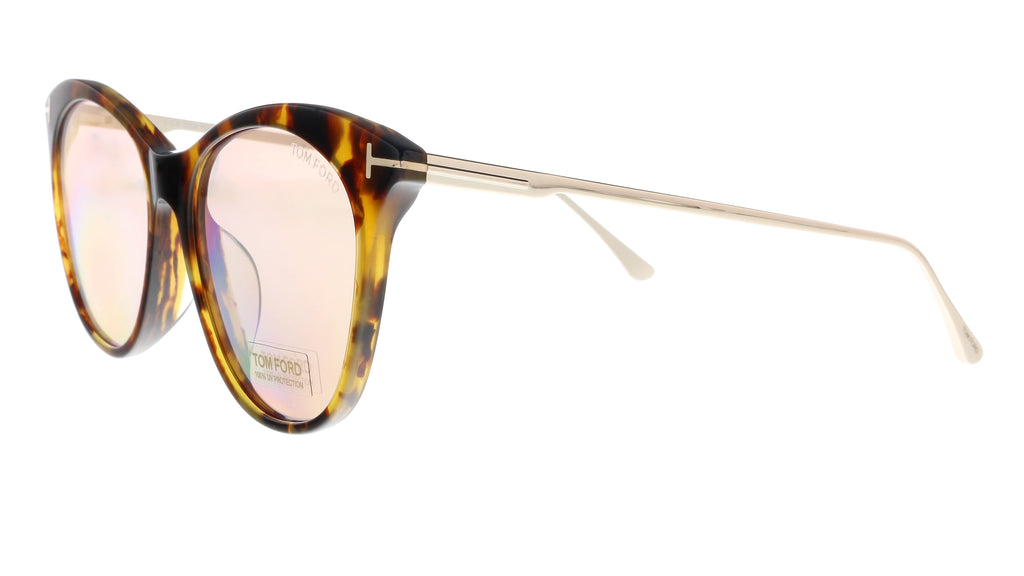Tom Ford Havana Round FT0713-D 55G Sunglasses