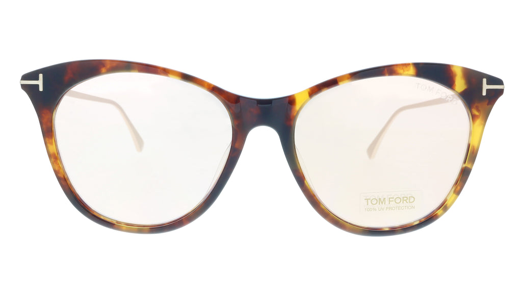 Tom Ford Havana Round FT0713-D 55G Sunglasses