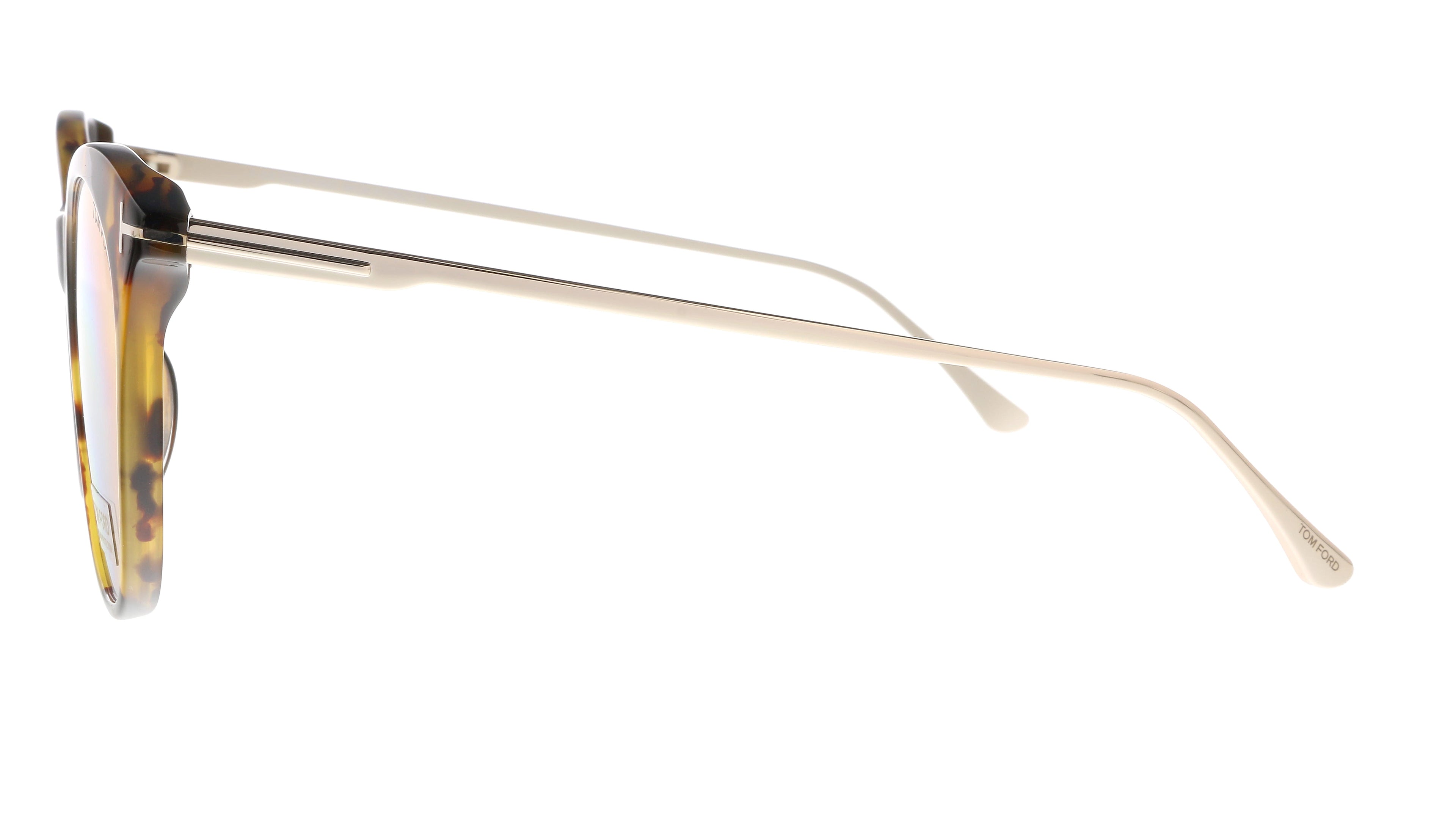 Tom Ford Havana Round FT0713-D 55G Sunglasses