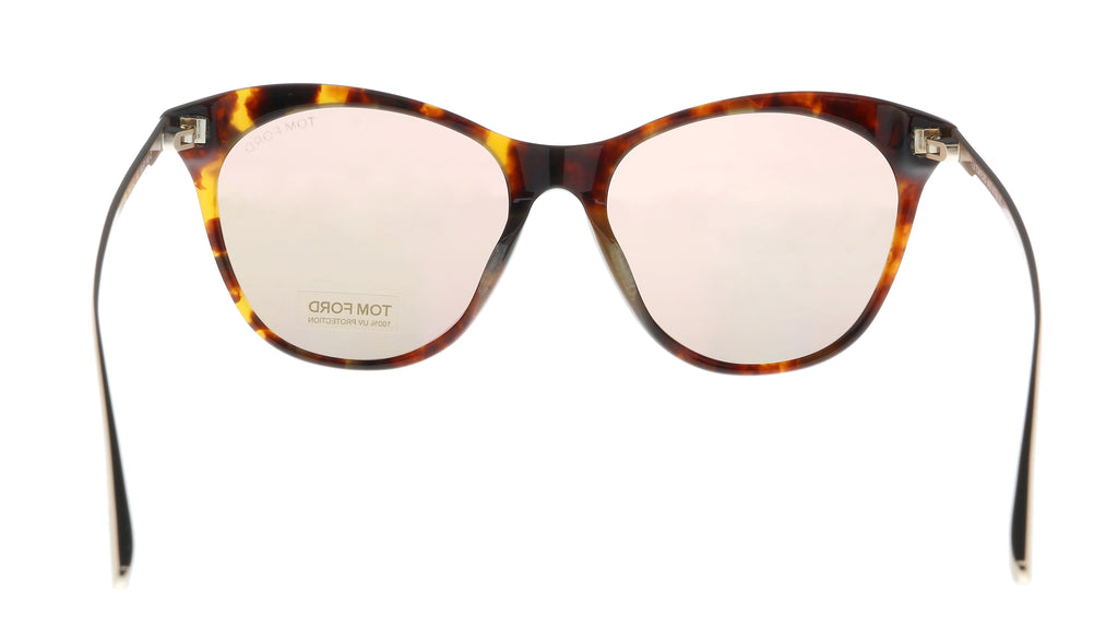 Tom Ford Havana Round FT0713-D 55G Sunglasses