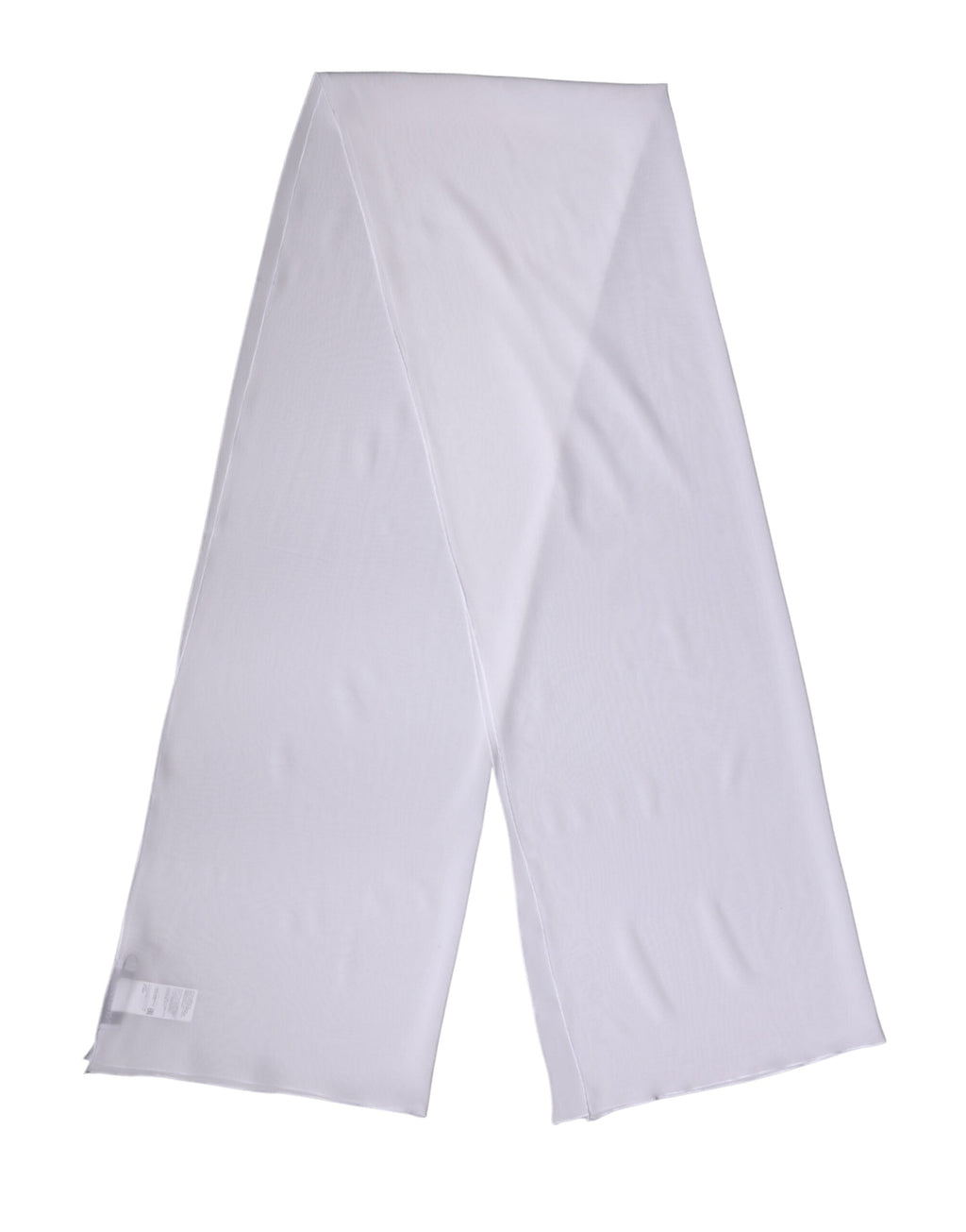 Dolce & Gabbana White Silk Neck Wrap Shawl Stole 200cm x 64cm  Women's Scarf