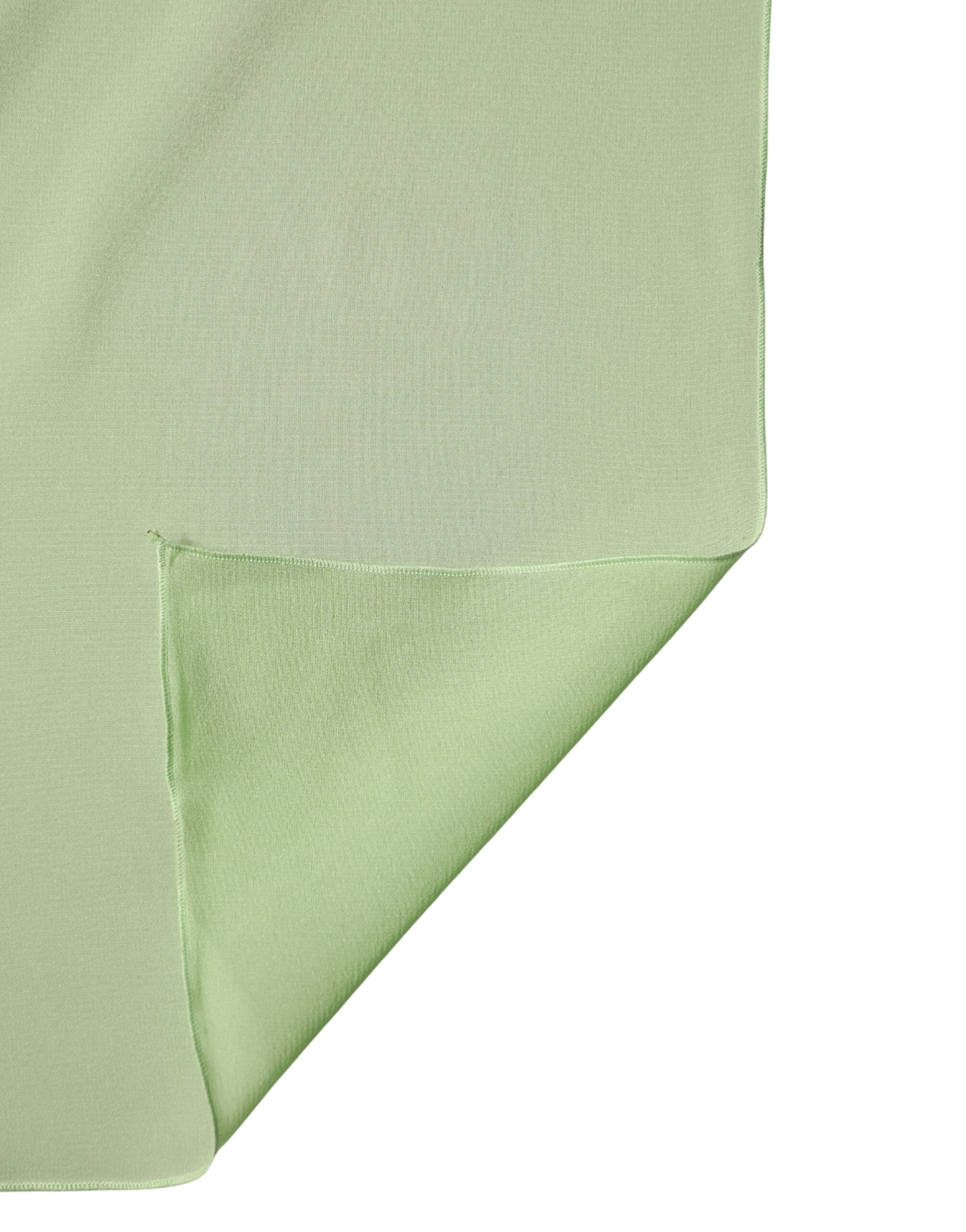 Dolce & Gabbana Light Green Silk Neck Wrap Shawl Stole 200cm x 64cm  Women's Scarf