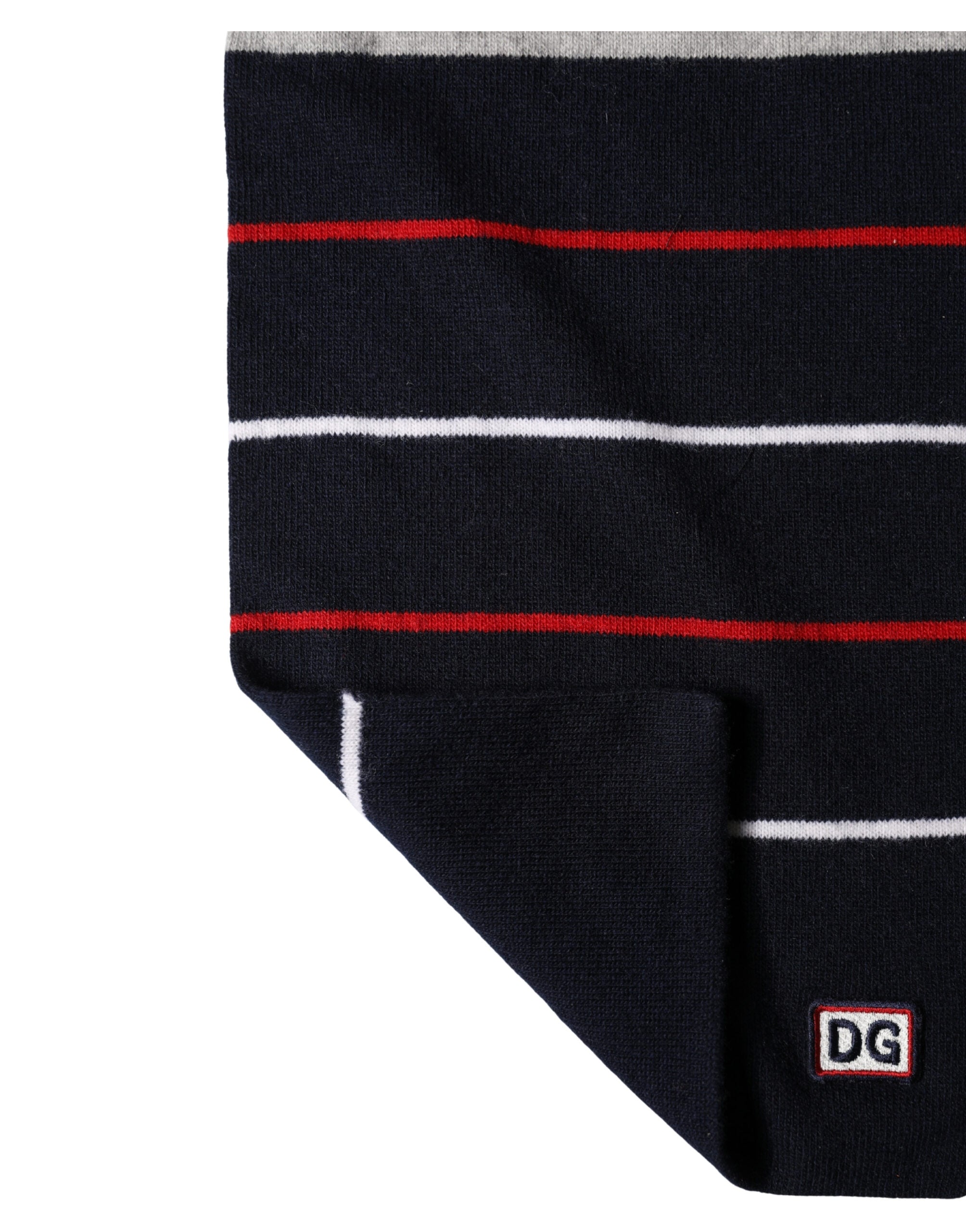 Dolce & Gabbana Multicolor Stripes Shawl Neck Wrap 119cm x 20cm  Women's Scarf