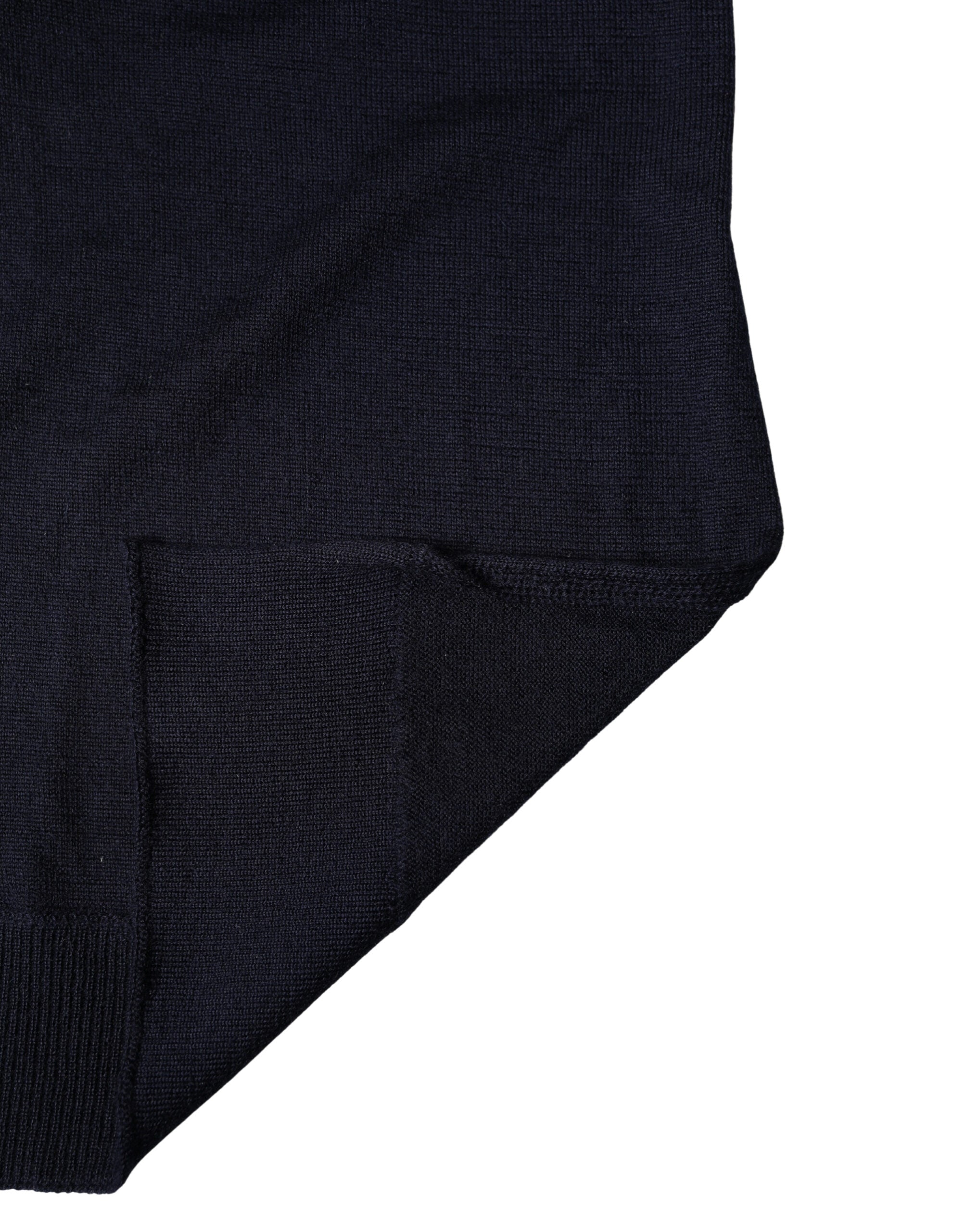 Dolce & Gabbana Black Wool Knitted Shawl Neck Wrap 200cm x 25cm  Women's Scarf
